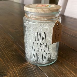 Rae Dunn HAVE A GREAT HAIR DAY spiral hair ties